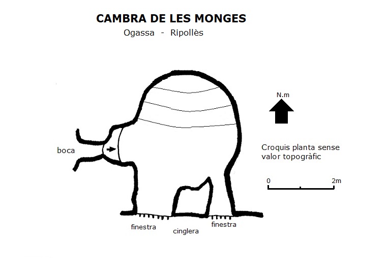 topo 0: Cambra de les Monges