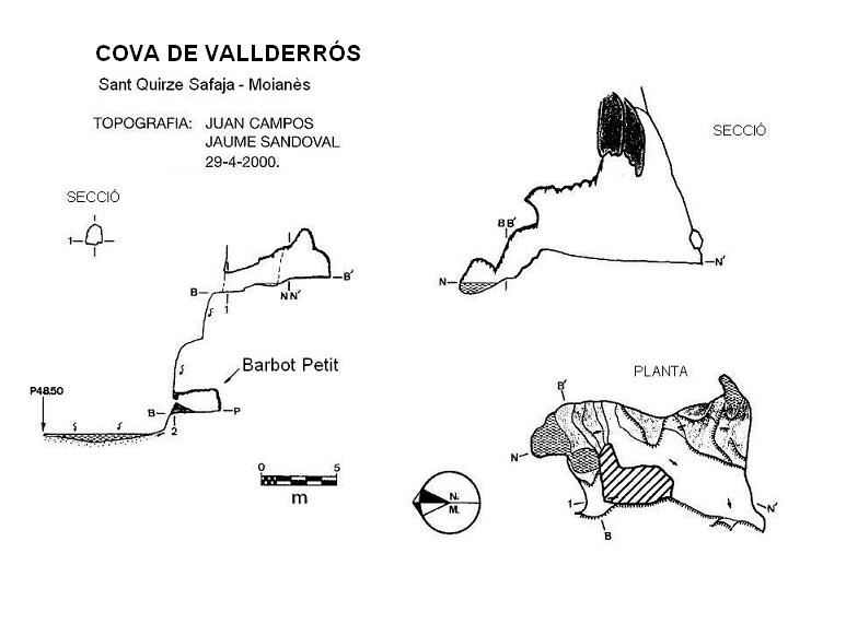 topo 1: Cova de Vallderrós