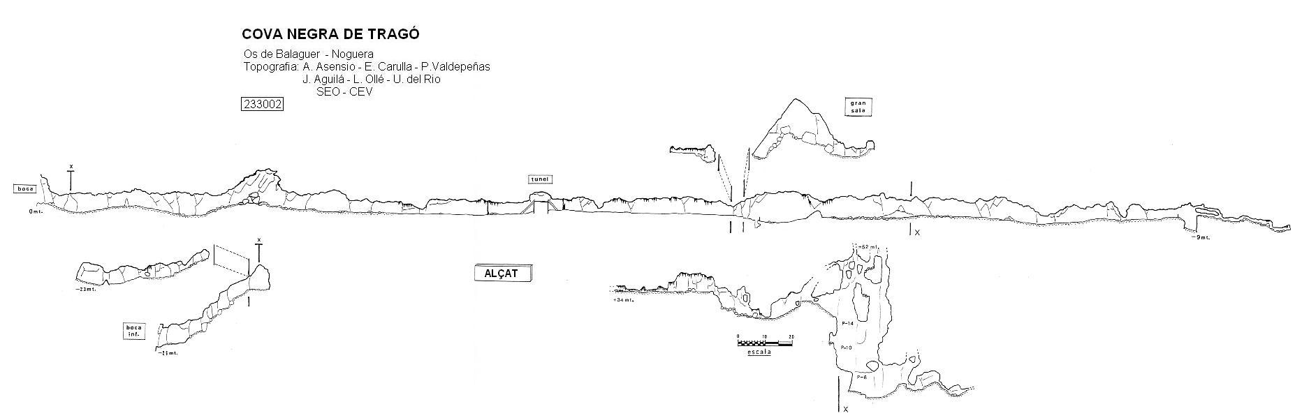 topo 1: Cova Negra de Tragó
