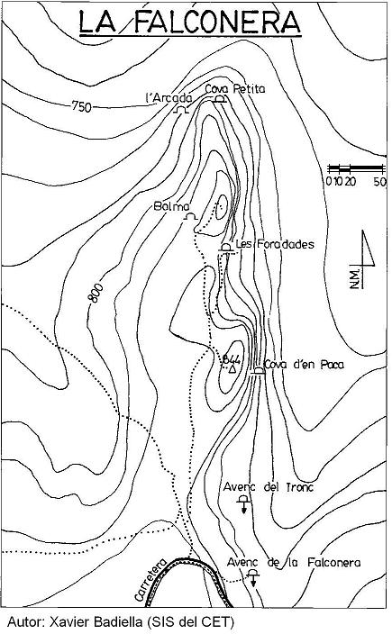 topo 1: Cova Petita de la Falconera