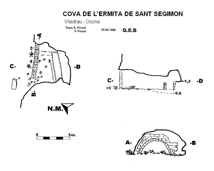 topo 0: Cova de l'Ermita de Sant Segimon