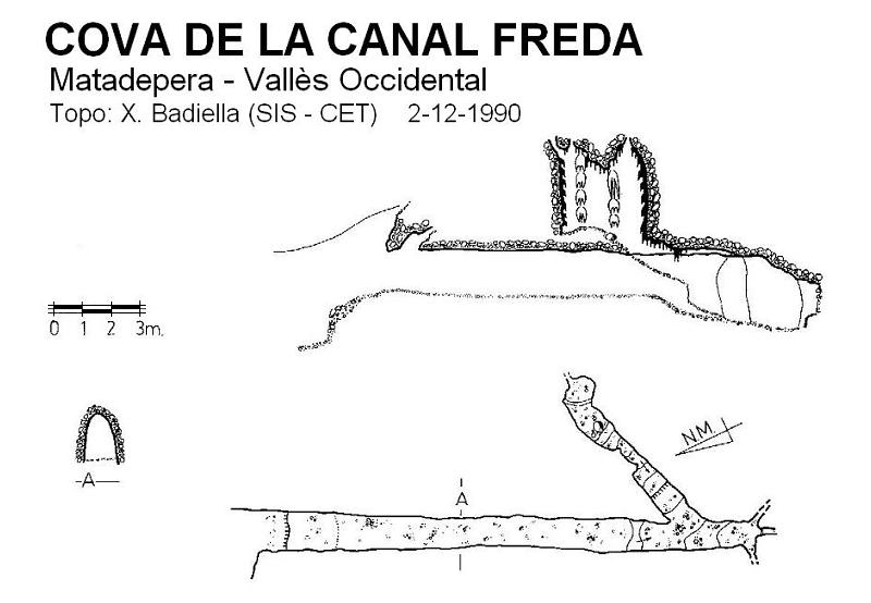 topo 0: Cova de la Canal Freda