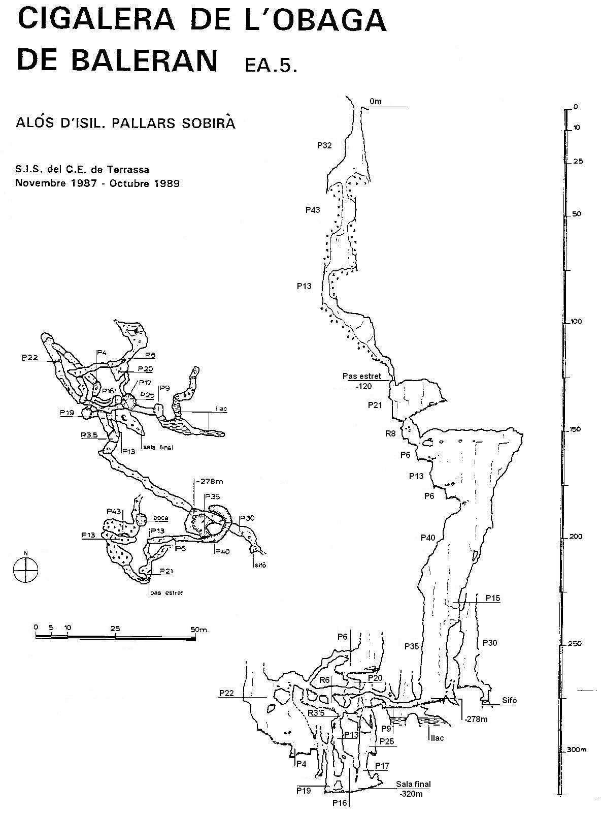 topo 0: Cigalera de l'Obaga de Baleran