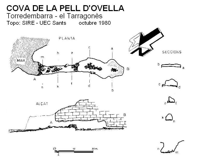 topo 1: Cova de la Pell d'ovella