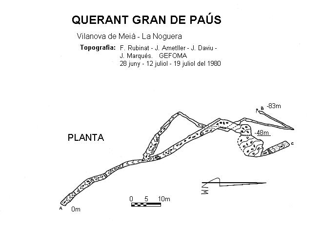 topo 1: Querant Gran de Paús