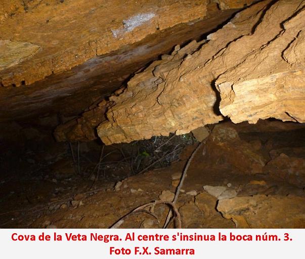 foto 1: Cova de la Veta Negra