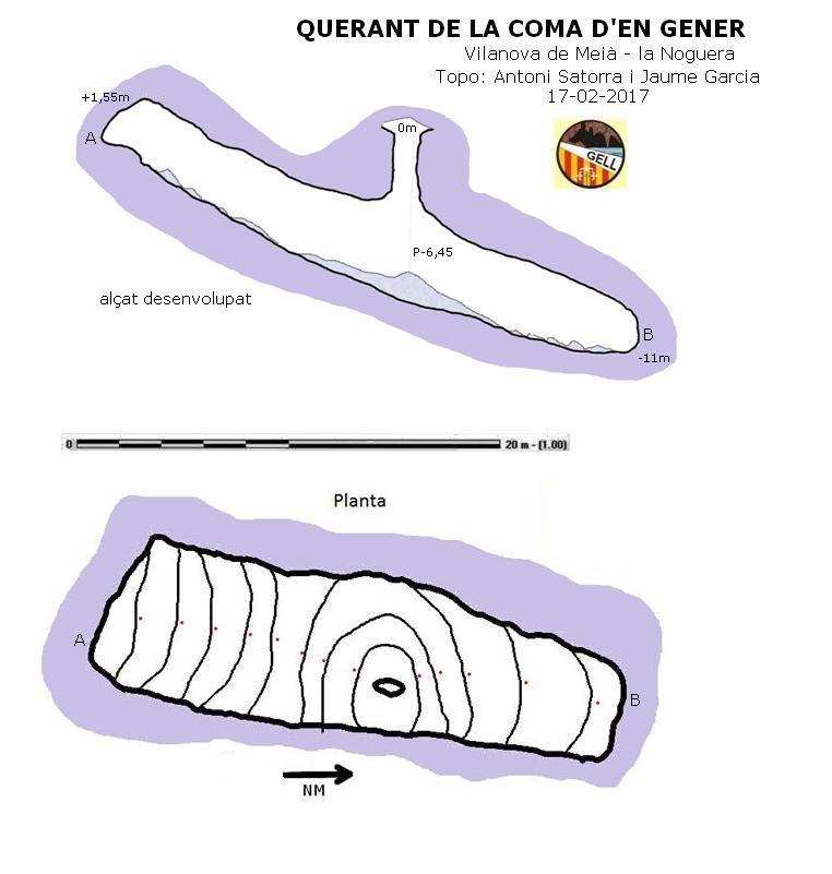 topo 0: Querant de la Coma d'en Gener