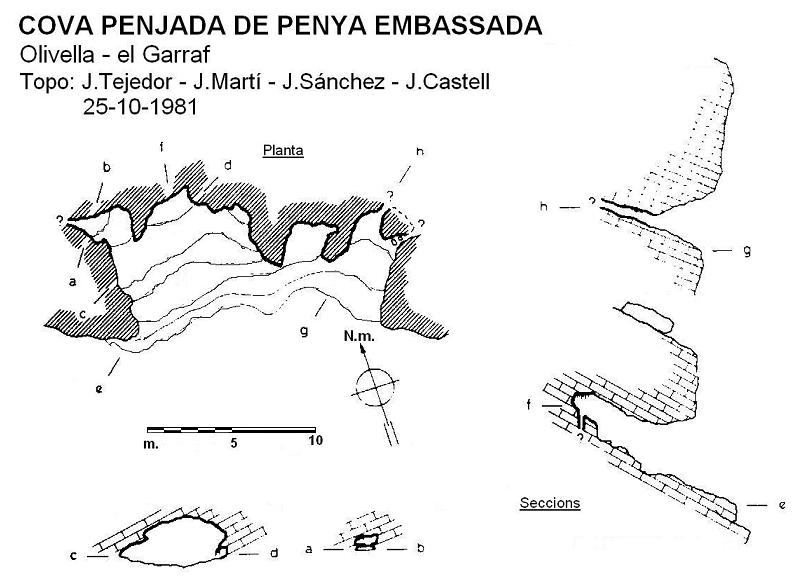 topo 0: Cova Penjada de Penya Embassada