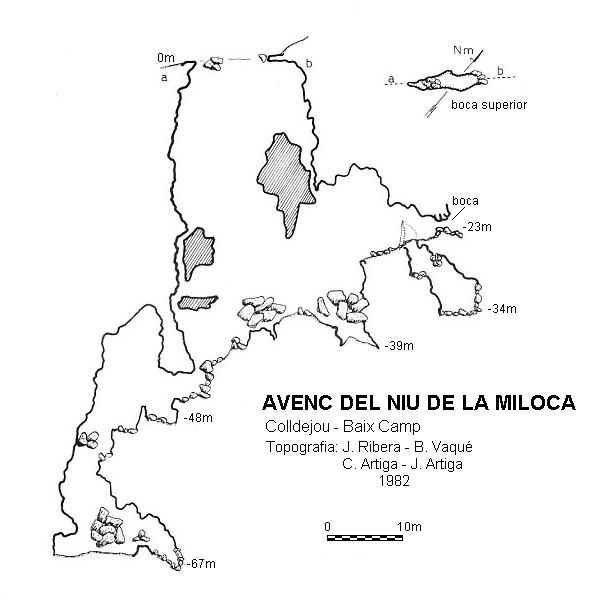 topo 0: Avenc del Niu de la Miloca