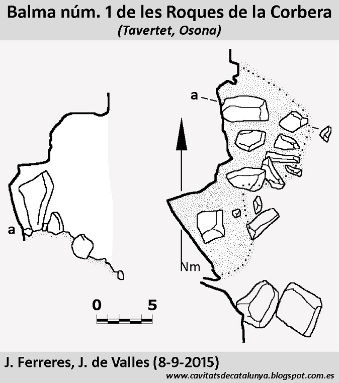 topo 2: Balma Nº1 de les Roques de la Corbera