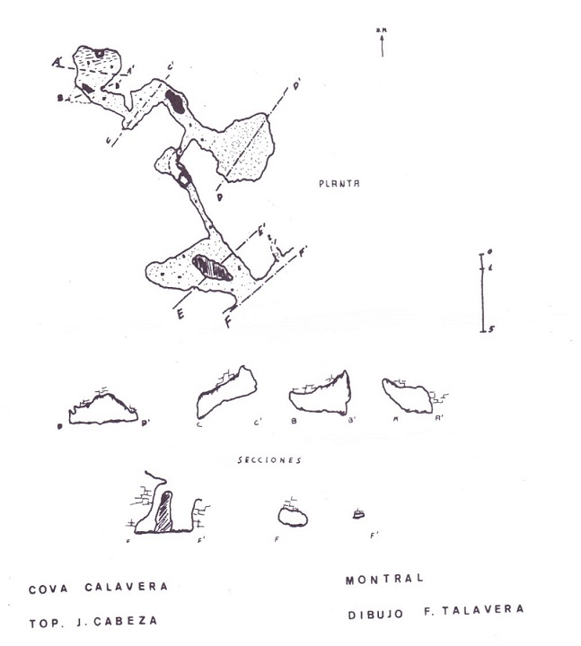 topo 1: Cova de la Calavera