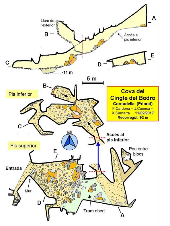 topo 0: Cova del Cingle del Bodro