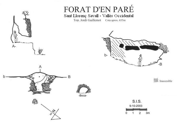 topo 0: Forat d'en Paré