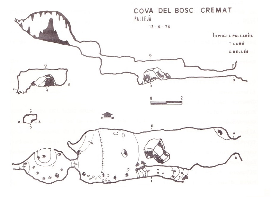 topo 1: Cova del Bosc Cremat