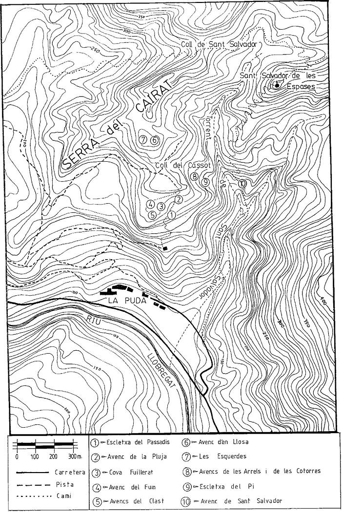 topo 1: Avenc de la Pluja