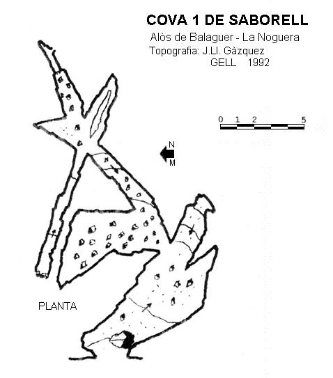 topo 0: Cova 1 de Saborell