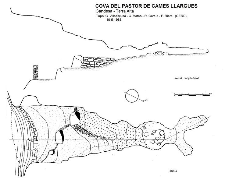 topo 0: Cova del Pastor de Cames Llargues