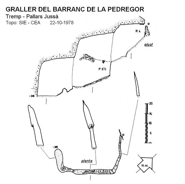 topo 0: Graller del Barranc de la Pedregor