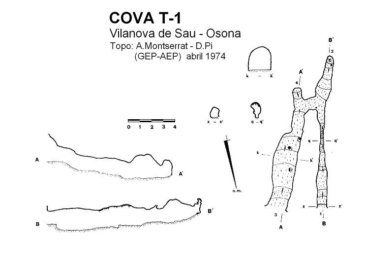 topo 0: Cova T-1 de les Grioteres