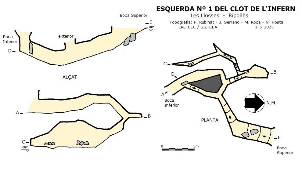 topo 0: Esquerda Nº1 del Clot de l'infern