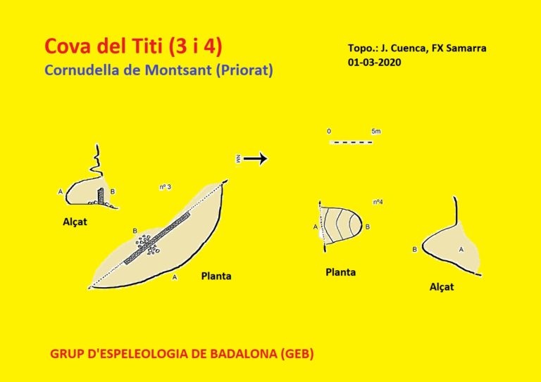 topo 0: Coves 3 I 4 del Titi