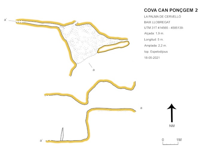 topo 0: Cova Nº2 de Can Ponçgem