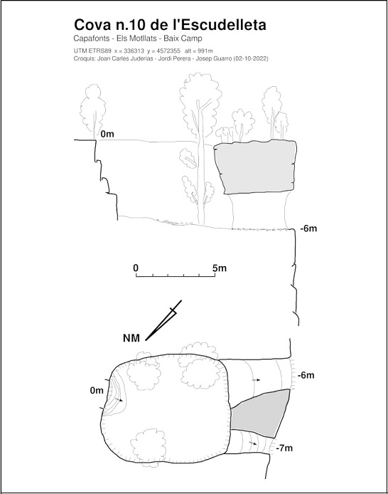 topo 1: Cova Nº10 de l'Escudelleta