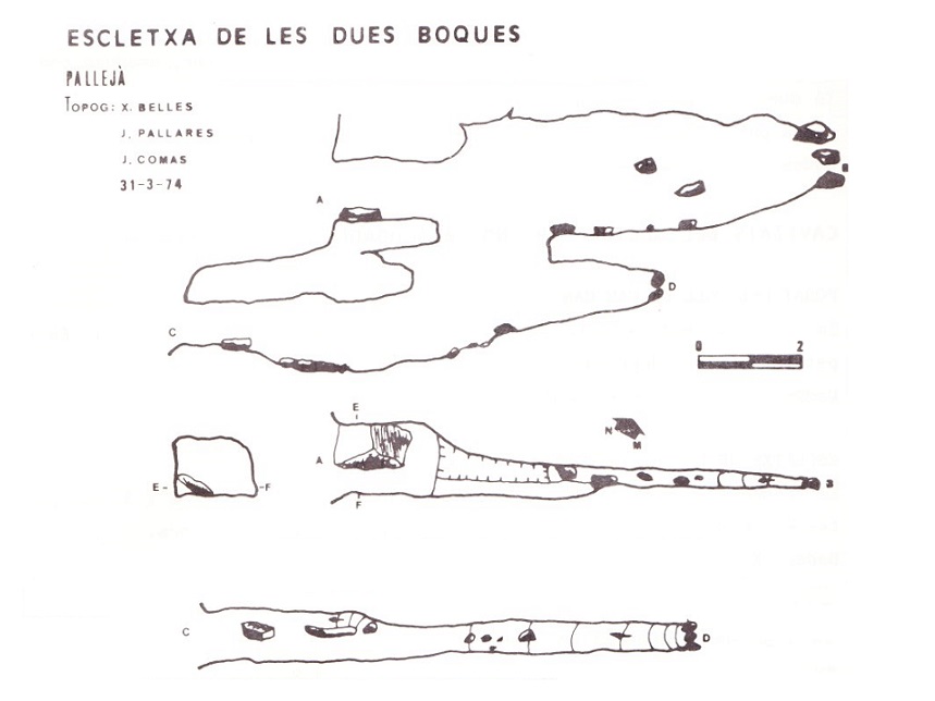 topo 1: Escletxa de les Dues Boques