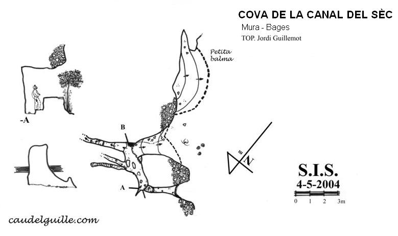 topo 0: Cova de la Canal del Séc