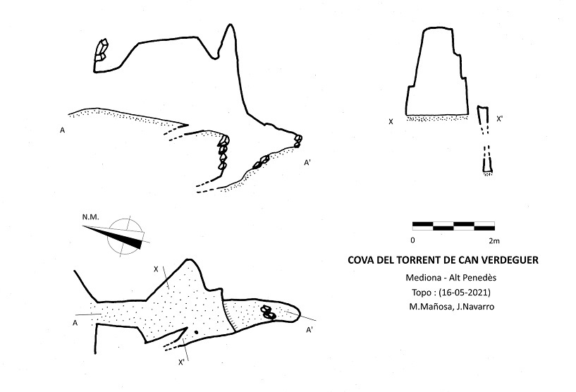 topo 0: Cova del Torrent de Can Verdeguer