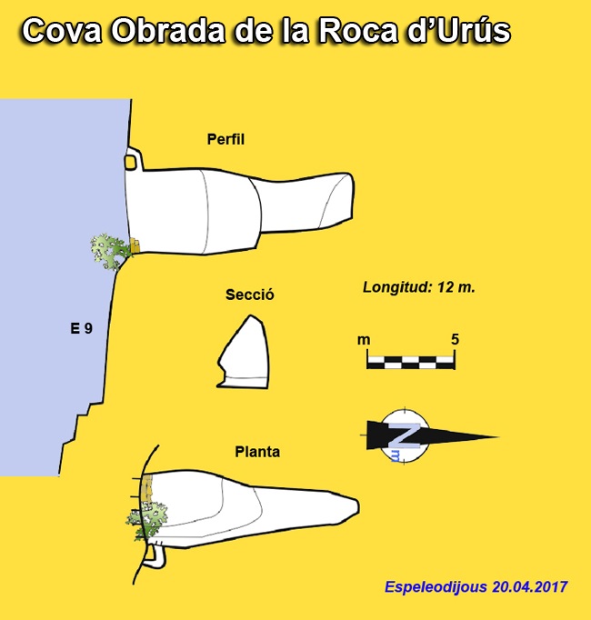 topo 0: Cova Obrada de la Roca d'urús