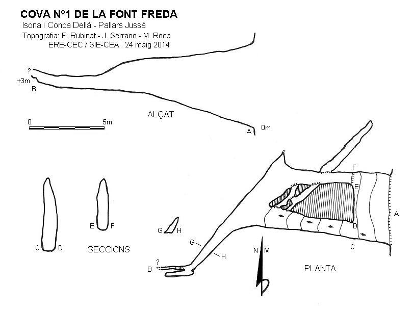 topo 0: Cova Nº1 de la Font Freda