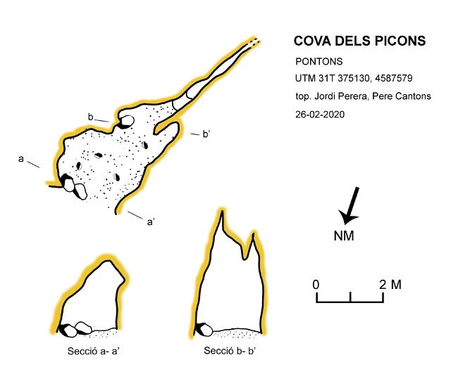 topo 1: Cova dels Picons