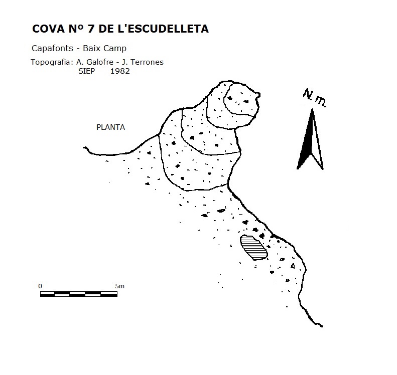 topo 1: Cova Nº7 de l'Escudelleta