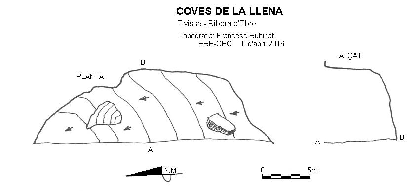 topo 0: Coves de la Llena