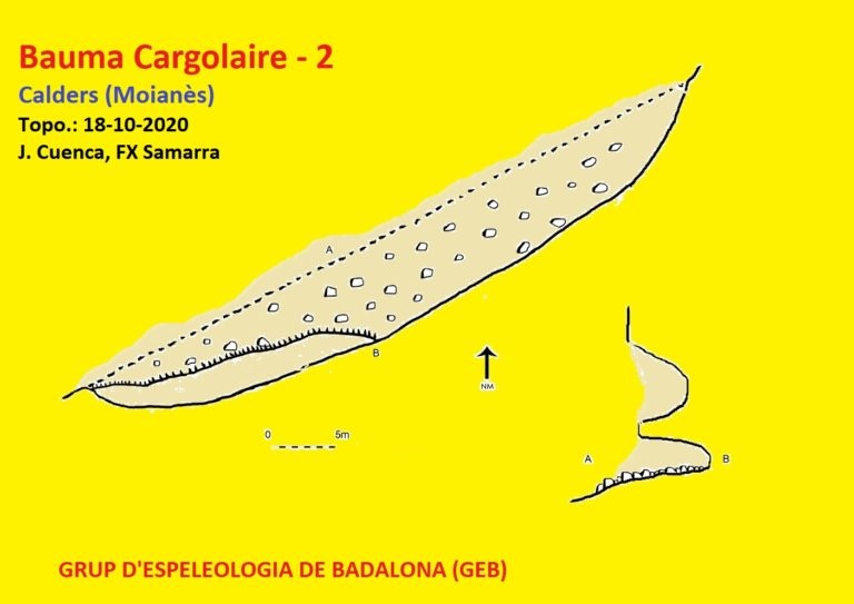 topo 1: Baumes del Cargolaire