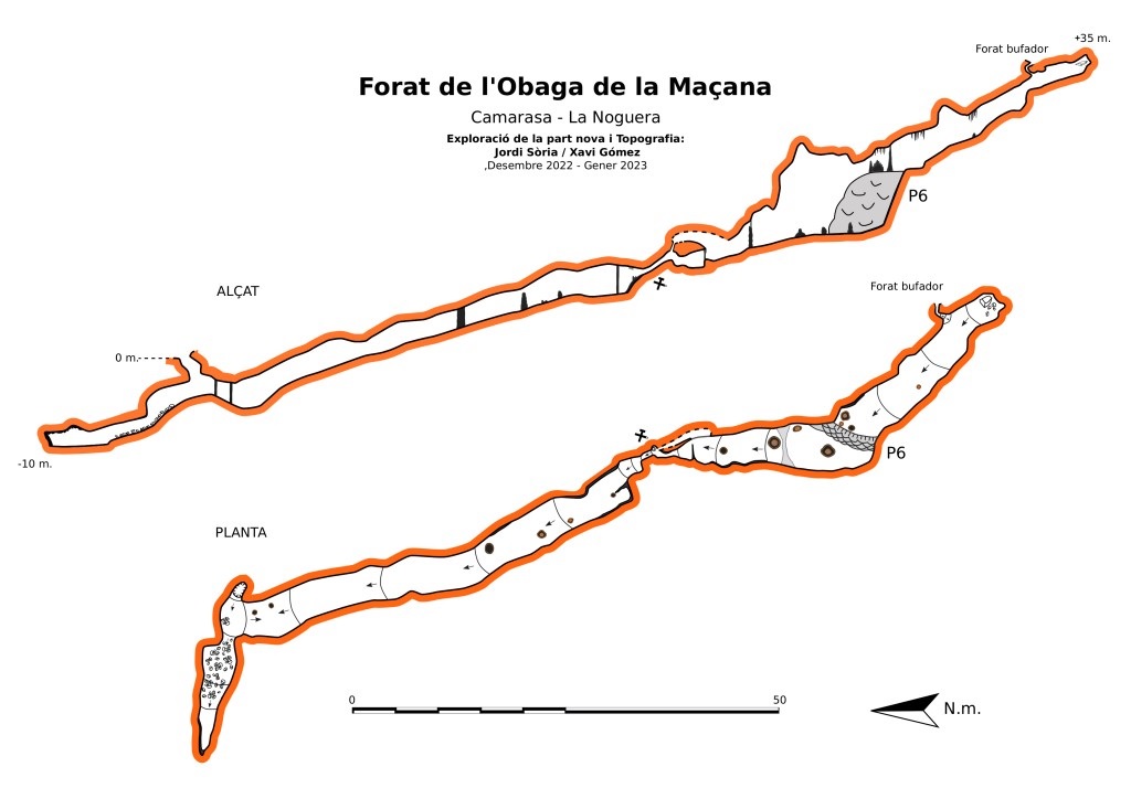 topo 1: Forat de l'Obaga de la Maçana