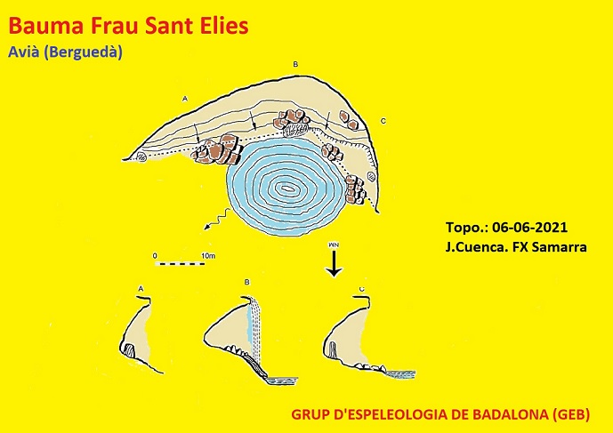 topo 1: Bauma de la Frau de Sant Elies