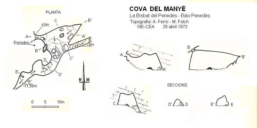 topo 0: Cova del Manyé