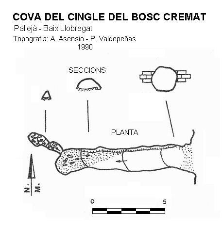 topo 0: Cova del Cingle del Bosc Cremat