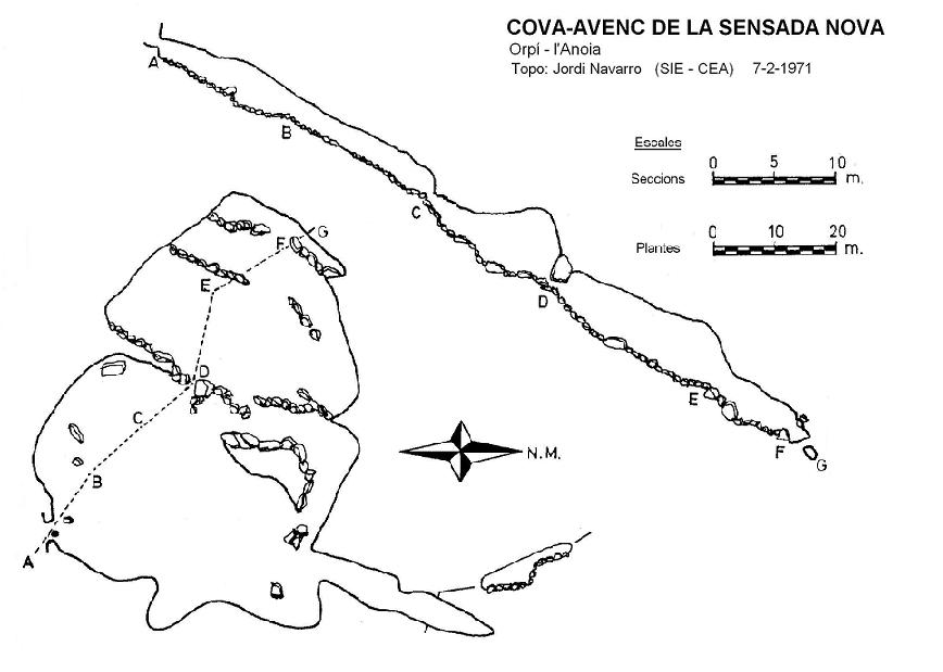 topo 1: Cova de la Censada Nova