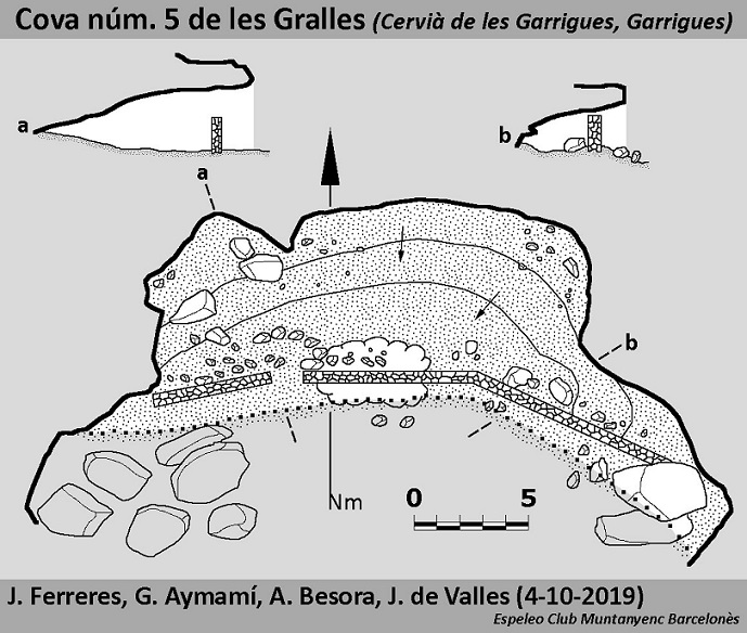 topo 0: Cova Nº5 de les Gralles