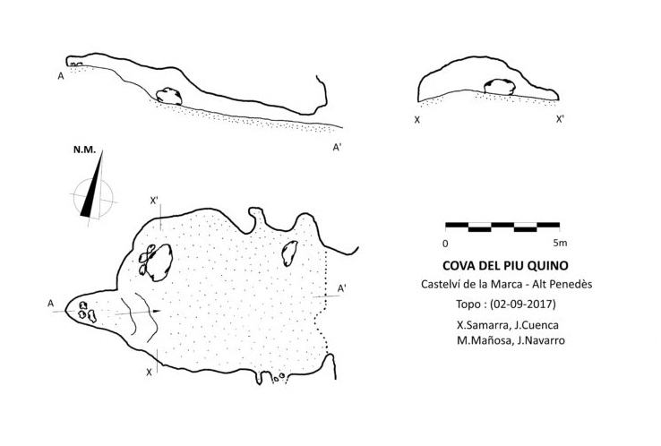 topo 0: Cova del Piu Quino