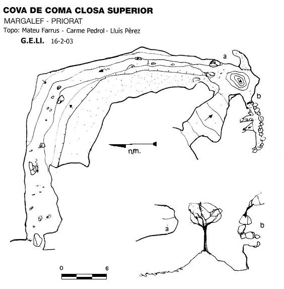 topo 0: Cova de la Coma Closa Superior