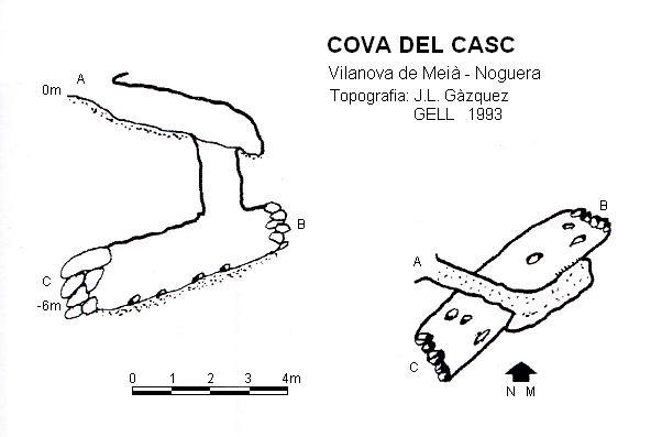 topo 0: Cova del Casc