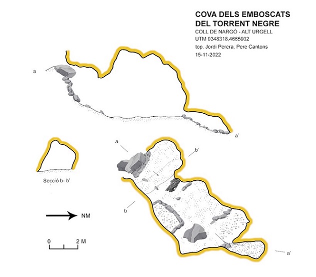 topo 0: Cova dels Emboscats del Torrent Negre