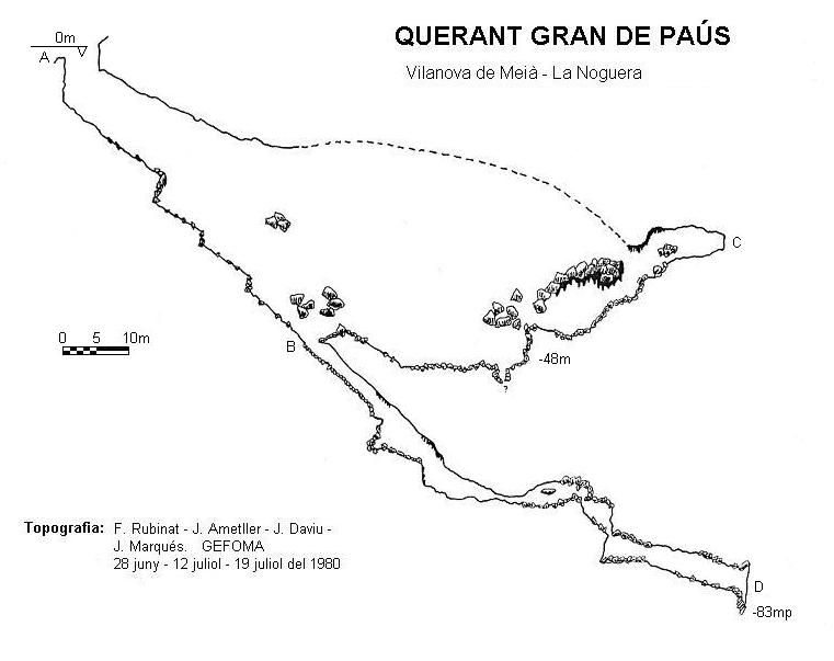 topo 0: Querant Gran de Paús