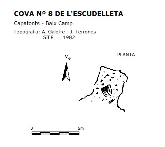 topo 1: Cova Nº8 de l'Escudelleta