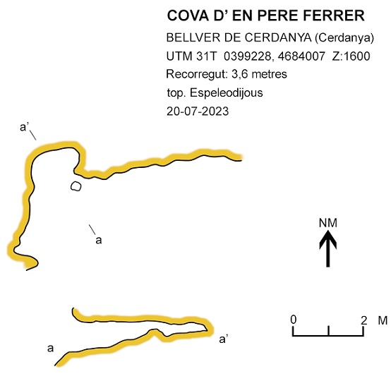 topo 0: Cova d'en Pere Ferrer
