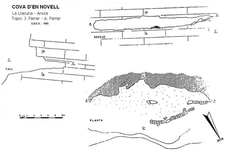 topo 0: Cova d'en Novell